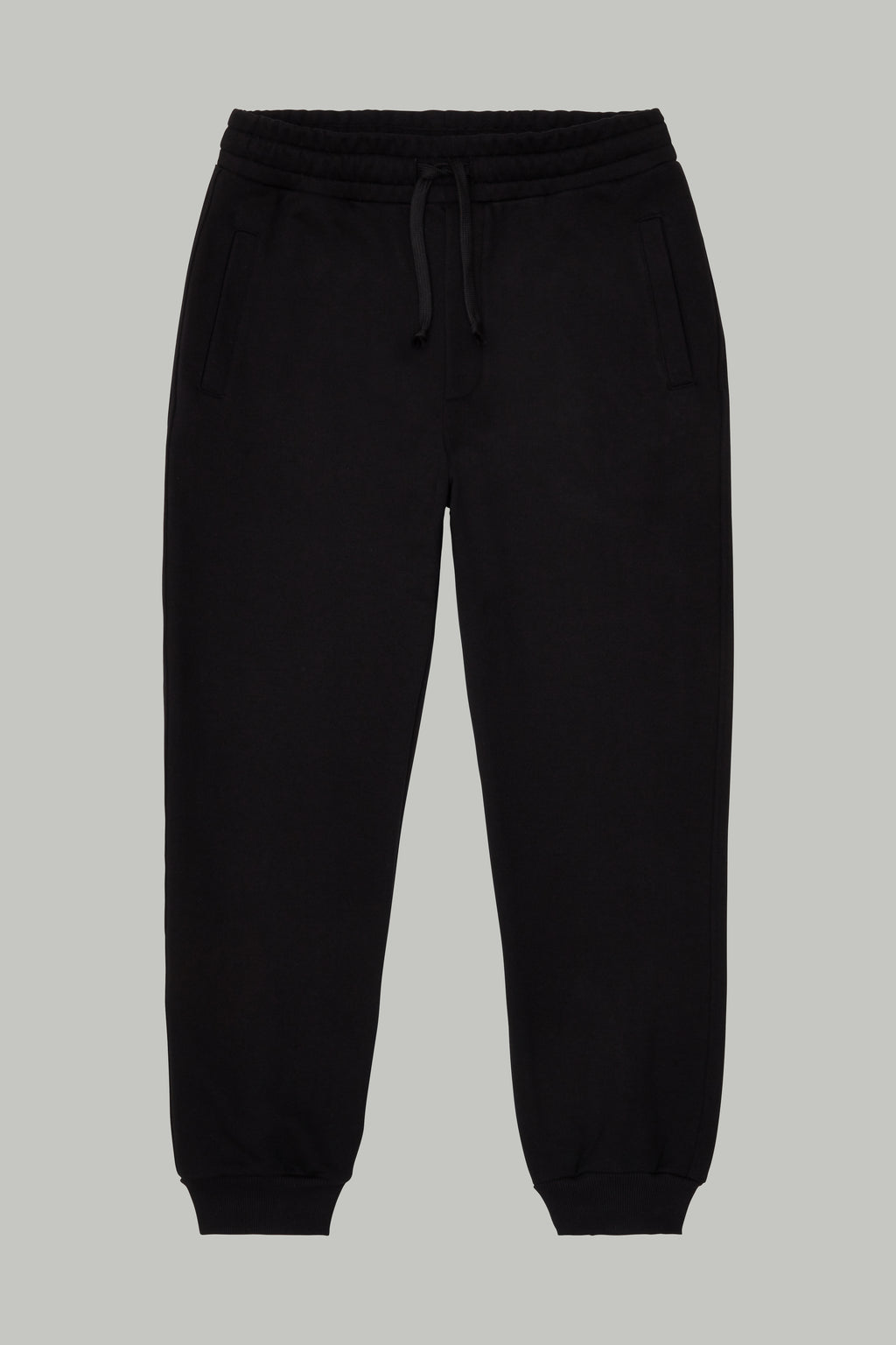 Black - Greggio Blanks Sweatpant SW1 Wholesale - Black - Luxury Made in Italy Wholesale Streetwear